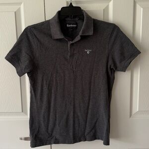 Barbour Tartan Pique Slim Fit Polo Shirt Medium